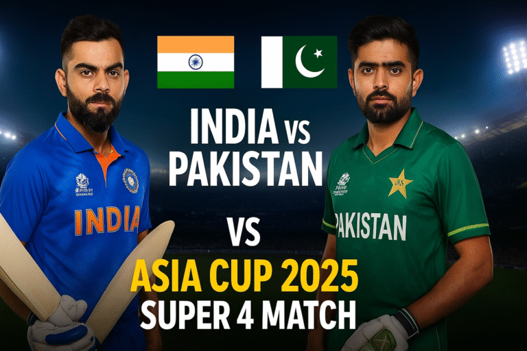 India vs Pakistan Asia Cup 2025 Super 4 Match: Full Schedule, Head-to-Head, Playing XI & Live Streaming Details